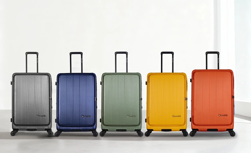 DAYCROWN 6338  20"/26"/28" 前揭+中開日本HINOMOTO鋼芯剎車輪行李箱